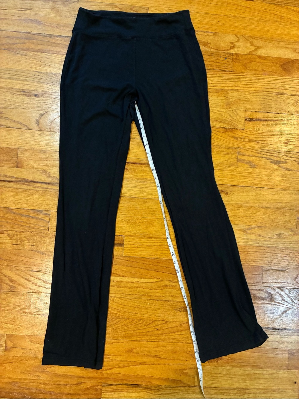 Black flare yoga pants